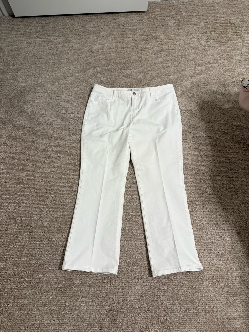 Etcetera White Flare Jeans